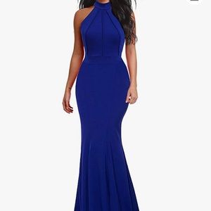 Blue gown